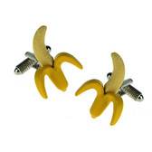 A 'peeling' banana cufflinks!