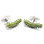 Green Caterpillar Cufflinks