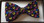 Multi-coloured circles silk bow tie