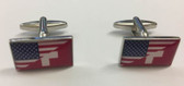USA /Switzerland Flags mixture cufflinks