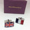 The Union Jack and the French Tricolor Flags as a pair of cufflinks (with cufflinks box)