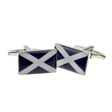 Flag of Scotland cufflinks