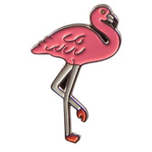 Pink Flamingo Lapel Pin Badge