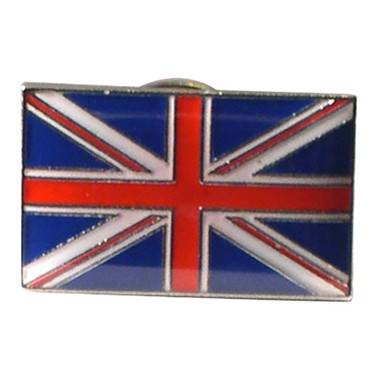 Lapel Pin Badge as the Union Jack flag