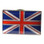 Lapel Pin Badge as the Union Jack flag