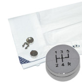 Gearstick Design Button Covers (pair): perfect for shirts that have buttons and no cufflinks holes!
