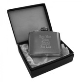  Hip Flask with "Best Man Today Friend For Life" wording