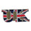 Show your patriotisim with this Union Jack within the letter UK  lapel pin badge