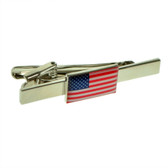 Stars and Stripes Flag of the USA as a Tie Bar
