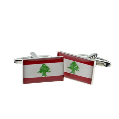 Lebanese Flag Cufflinks