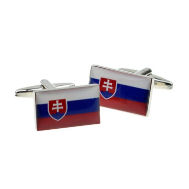 Slovakia Flag Cufflinks