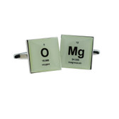 Oh My Goodness -how clever are these Periodic Table Stye Cufflinks!