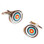 Round Archery Target / Boss Cufflinks