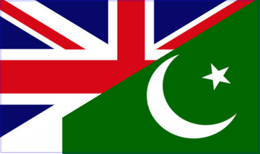 Union Jack and Flag of Pakistan combined design