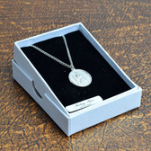 Sterling Silver St. Christopher neck pendant