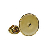 20mm narrow framed golden narrow framed lapel pin badge