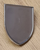shield shaped lapel badge that that can be customised to you own requirements