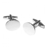 Create your own individual oval cufflinks