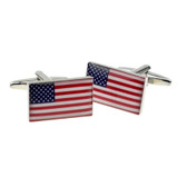 American 'Stars and Stripes' Flag cufflinks
