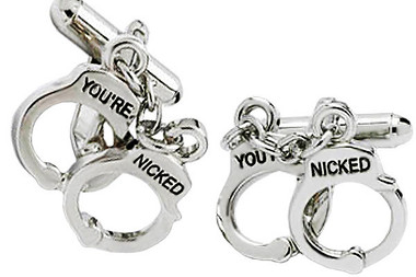 Handcuffs Novelty cufflinks