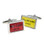 Football Penalty Card Cufflinks: Yellow - warning and Red - send off!