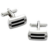 Rectangular Formal cufflinks (in style of cycle pedal)