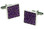 Purple Mosaic cufflinks