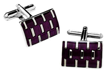 Purple Formal Cufflinks
