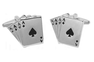 Aces Gambling Cufflinks