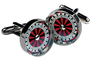 Roulette Gambling Cufflinks