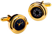 Compass & Watch cufflinks