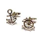 Anchor & Wheel cufflinks
