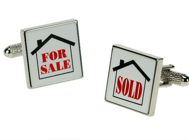 "For Sale/Sold" Cufflinks