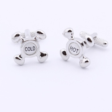 Hot and Cold Taps Novelty Cufflinks