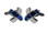 Blue Swarovski elements Cufflinks