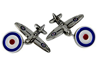 Spitfire Plane Cufflinks