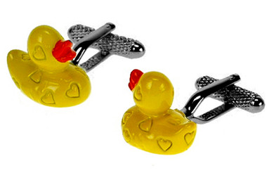Yellow Duck cufflinks