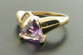 14ct Amethyst and  Diamond ring £250