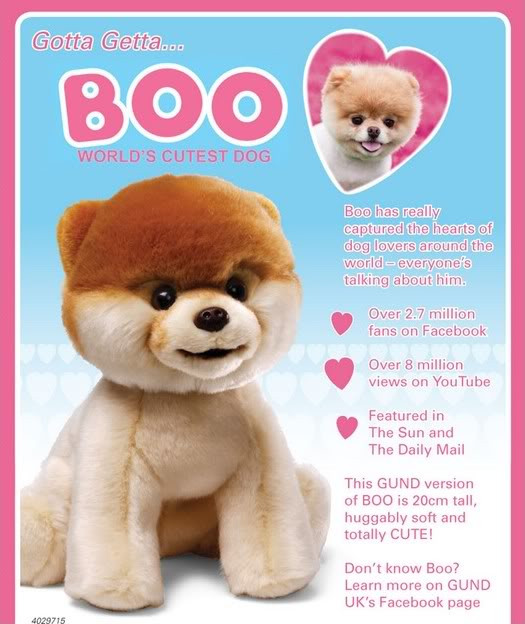 Gund Boo The World's Cutest Dog Plush 4029715