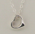 Jo for Girls Silver heart pendant on silver chain