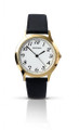 Sekonda Gents Watch 3134 Gold Tone Black Strap  RRP £39.99