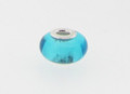 Jo for Girls Shimmery turquoise glass bead 