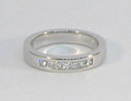 18ct White Gold Eternity Ring Set With 0.80ct Princess Cut Diamonds 