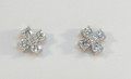 18ct White Gold Diamond Earrings Set With 0.70ct Brilliant Cut