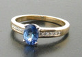 18ct Tanzanite & Diamond Cluster Ring £825