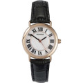 Sekonda 4702 Ladies Gold Plated Black Strap Mother Of Pearl Face Watch