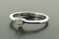 Platinum 18pts Diamond Solitaire Ring Brilliant Cut £695