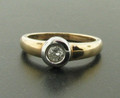9ct Diamond solitaire Ring Brilliant Cut £645