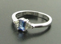 18ct Tanzanite and Diamond  ring 