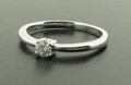 Platinum 20pts Diamond Solitaire Ring Brilliant Cut £625